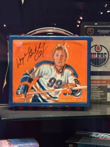 The Great One even had his own lunchbox.