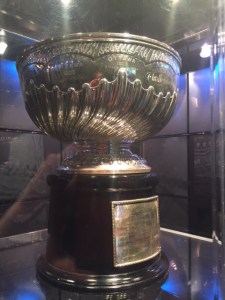 The original cup proffered by Lord Stanley.